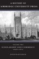 Book cover of: History of Cambridge University Press: Volume 2, Scholarship and Commerce, 1698–1872. By: David McKitterick