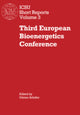 Book cover of: Third European Bioenergetics Conference