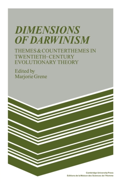 Book cover of: Dimensions of Darwinism. By: Marjorie Grene