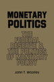 Book cover of: Monetary Politics. By: John T. Woolley
