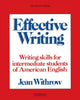 Book cover of: Effective Writing Student's book