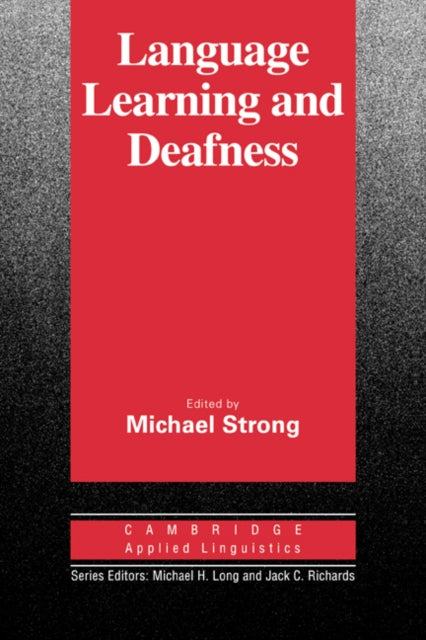 Book cover of: Language Learning and Deafness