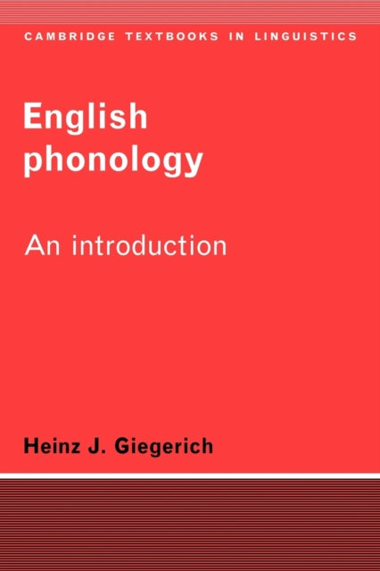 Book cover of: English Phonology