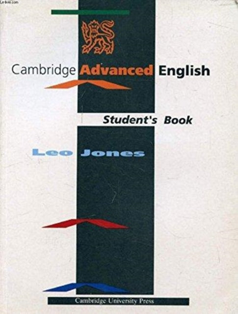 Book cover of: Cambridge Advanced English Student's Book. By: Leo Jones