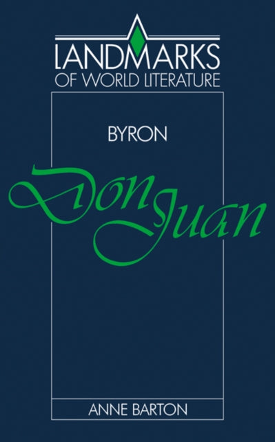 Book cover of: Byron: Don Juan. By: Anne Barton