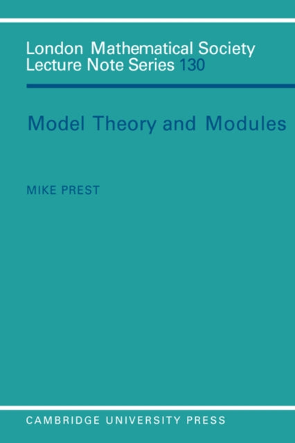 Book cover of: Model Theory and Modules
