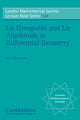 Book cover of: Lie Groupoids and Lie Algebroids in Differential Geometry