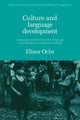 Book cover of: Culture and Language Development