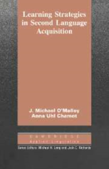 Book cover of: Learning Strategies in Second Language Acquisition