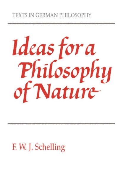 Book cover of: Ideas for a Philosophy of Nature