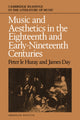 Book cover of: Music and Aesthetics in the Eighteenth and Early Nineteenth Centuries