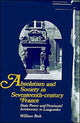 Book cover of: Absolutism and Society in Seventeenth-Century France. By: William Beik
