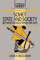 Book cover of: Soviet State and Society between Revolutions, 1918–1929