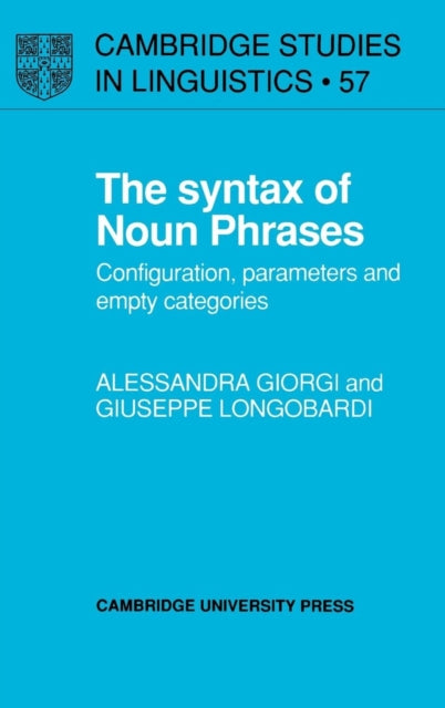 Book cover of: Syntax of Noun Phrases