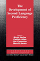 Book cover of: Development of Second Language Proficiency