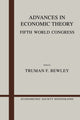 Book cover of: Advances in Economic Theory. By: Truman Fassett Bewley