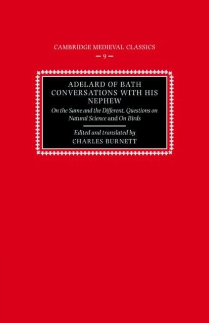 Book cover of: Adelard of Bath, Conversations with his Nephew