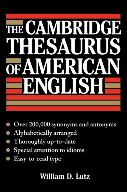 Book cover of: Cambridge Thesaurus of American English