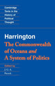 Book cover of: Harrington: 'The Commonwealth of Oceana' and 'A System of Politics'