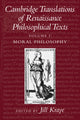 Book cover of: Cambridge Translations of Renaissance Philosophical Texts. By: Jill Kraye