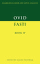 Book cover of: Ovid: Fasti Book IV. By: Ovid