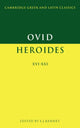 Book cover of: Ovid: Heroides XVI-XXI
