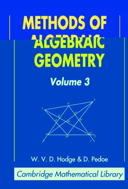 Book cover of: Methods of Algebraic Geometry: Volume 3