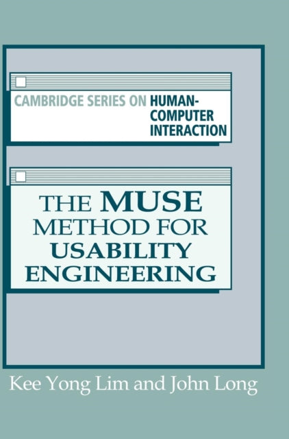 Book cover of: Muse Method for Usability Engineering