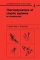 Book cover of: Thermodynamics of Chaotic Systems. By: Christian Beck