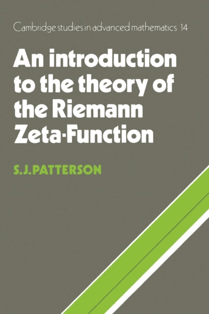 Book cover of: Introduction to the Theory of the Riemann Zeta-Function. By: S. J. Patterson