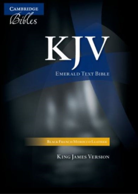 Book cover of: KJV Emerald Text Bible, Black French Morocco Leather, KJ533:T. By: Baker Publishing Group