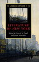 Book cover of: Cambridge Companion to the Literature of New York. By: Cyrus R. K. Patell