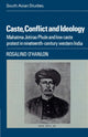 Book cover of: Caste, Conflict and Ideology. By: Rosalind O'Hanlon