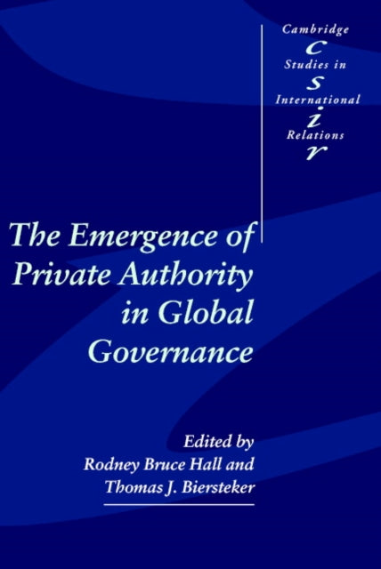 Book cover of: Emergence of Private Authority in Global Governance