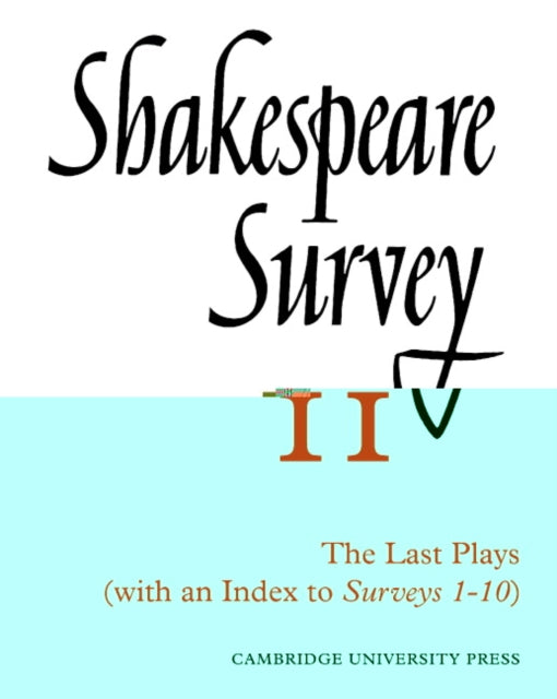 Book cover of: Shakespeare Survey With Index 1-10. By: Allardyce Nicoll