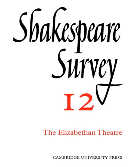Book cover of: Shakespeare Survey. By: Allardyce Nicoll