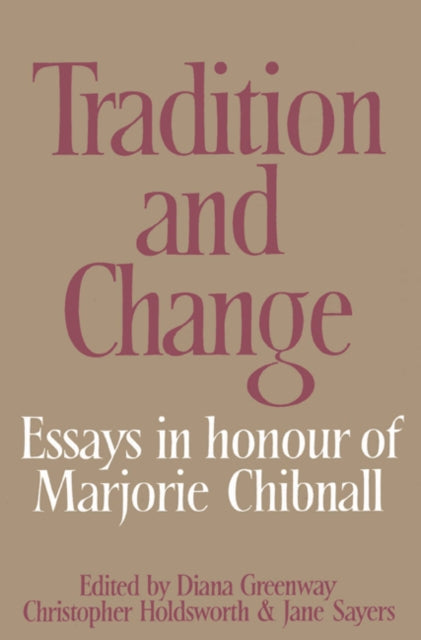 Book cover of: Tradition and Change