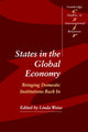 Book cover of: States in the Global Economy. By: Linda Weiss