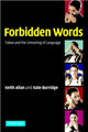 Book cover of: Forbidden Words. By: Keith Allan