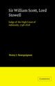 Book cover of: Sir William Scott, Lord Stowell. By: Henry J. Bourguignon
