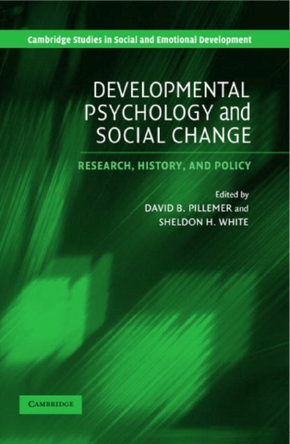 Book cover of: Developmental Psychology and Social Change