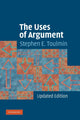 Book cover of: Uses of Argument. By: Stephen Edelston Toulmin
