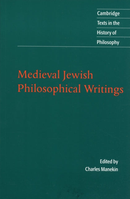 Book cover of: Medieval Jewish Philosophical Writings. By: Charles Manekin