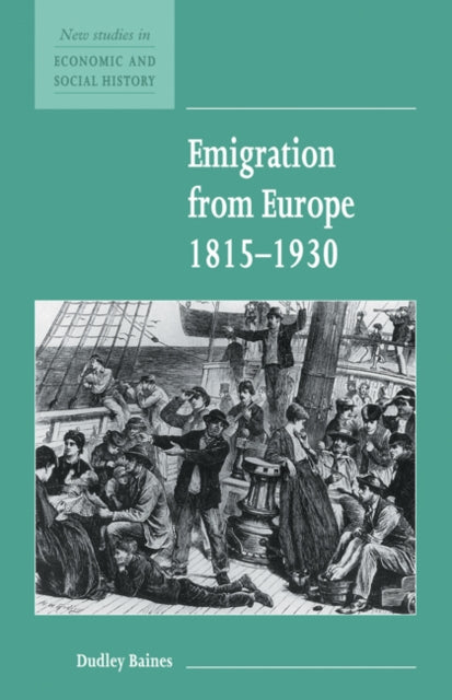 Book cover of: Emigration from Europe 1815–1930