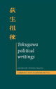 Book cover of: Tokugawa Political Writings