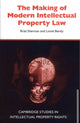 Book cover of: Making of Modern Intellectual Property Law