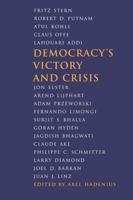 Book cover of: Democracy's Victory and Crisis
