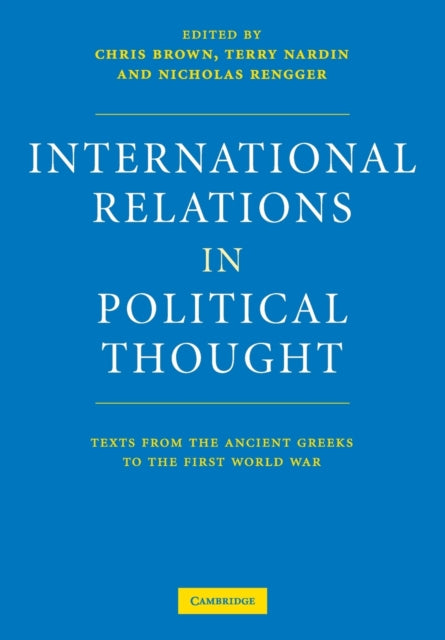 Book cover of: International Relations in Political Thought