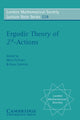 Book cover of: Ergodic Theory and Zd Actions