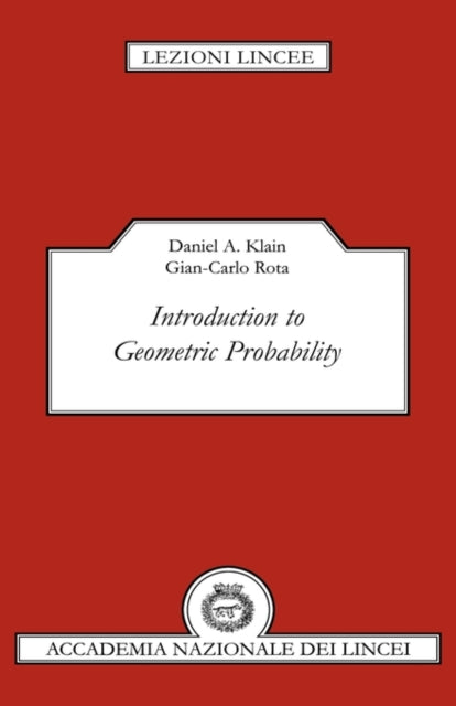 Book cover of: Introduction to Geometric Probability